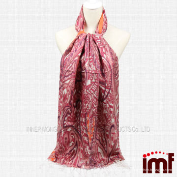 Lady 2014 New Style Paisley Print Modal Cashmere Blended Stole Schal